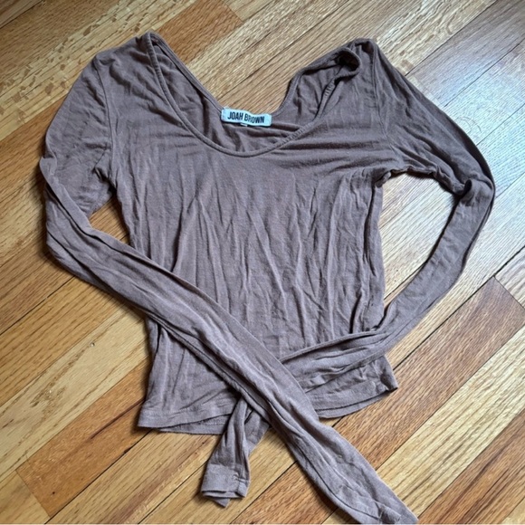 Joah Brown Long Sleeve Top - Picture 3 of 5